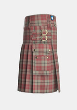 Utility_Alisa_Pink_Tartan_7587_kilt_right_image_with_pleated_design_and_adjustable_buckles_for_men