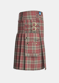 Utility_Alisa_Pink_Tartan_7587_kilt_right_image_with_pleated_design_and_adjustable_buckles_for_men