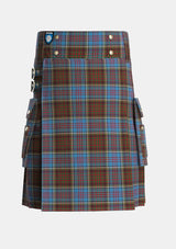 Utility_Anderson_MacGregor_Hastie_3_Tartan_1393_kilt_front_image_with_pleated_design_and_adjustable_buckles_for_men