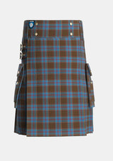 Utility_Anderson_MacGregor_Hastie_4_Tartan_1395_kilt_front_image_with_pleated_design_and_adjustable_buckles_for_men