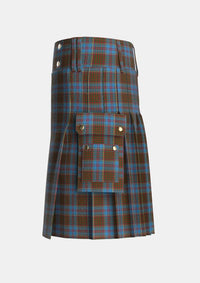 Utility_Anderson_MacGregor_Hastie_4_Tartan_1395_kilt_left_image_with_pleated_design_and_adjustable_buckles_for_men