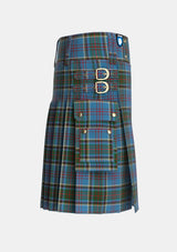 Utility_Anderson_Old_Makinlay_Tartan_1347_kilt_right_image_with_pleated_design_and_adjustable_buckles_for_men