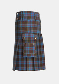 Utility_Anderson_STS_Tartan_1392_kilt_left_image_with_pleated_design_and_adjustable_buckles_for_men