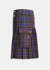 Utility_Anderson_W_L_Anderson_Stirling_Tartan_1346_kilt_left_image_with_pleated_design_and_adjustable_buckles_for_men