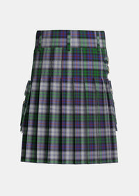 Utility_Argyle_Dress_Tartan_3602_kilt_back_image_with_pleated_design_and_adjustable_buckles_for_men