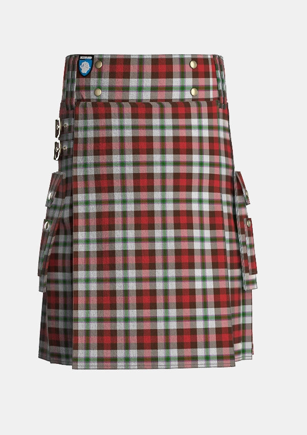 Utility_Arnot_Tartan_11943_kilt_front_image_with_pleated_design_and_adjustable_buckles_for_men