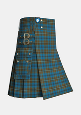 Utility_Auld_Lang_Syne_Tartan_240_kilt_side_image_with_pleated_design_and_adjustable_buckles_for_men