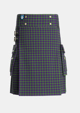 Utility_Austin_Wilsons_No173_Tartan_306_kilt_front_image_with_pleated_design_and_adjustable_buckles_for_men