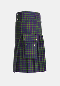 Utility_Austin_Wilsons_No173_Tartan_306_kilt_left_image_with_pleated_design_and_adjustable_buckles_for_men