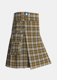 Utility_Baillie_Dress_Tartan_6379_kilt_side_image_with_pleated_design_and_adjustable_buckles_for_men
