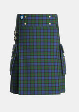 Utility_Baird_2_Tartan_273_kilt_front_image_with_pleated_design_and_adjustable_buckles_for_men