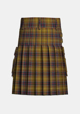 Utility_Barbour_tartan_2489_kilt_back_image_with_pleated_design_and_adjustable_buckles_for_men