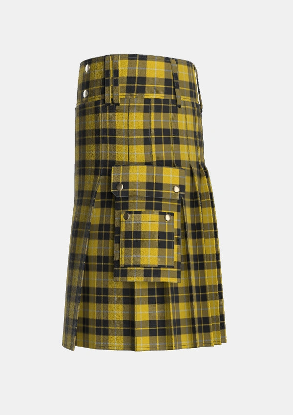 Utility_Barclay_Dress_Tartan_1879_kilt_left_image_with_pleated_design_and_adjustable_buckles_for_men