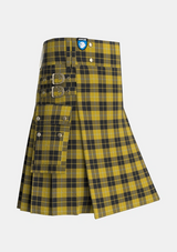 Utility_Barclay_Dress_Tartan_1879_kilt_side_image_with_pleated_design_and_adjustable_buckles_for_men
