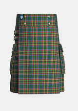 Utility_Belwade_Tartan_11440_kilt_front_image_with_pleated_design_and_adjustable_buckles_for_men