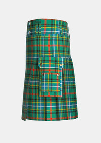 Utility_Bisset_Tartan_1478_kilt_left_image_with_pleated_design_and_adjustable_buckles_for_men