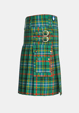 Utility_Bisset_Tartan_1478_kilt_right_image_with_pleated_design_and_adjustable_buckles_for_men