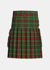 Utility_Blackstock_Hunting_Tartan_1120_kilt_back_image_with_pleated_design_and_adjustable_buckles_for_men