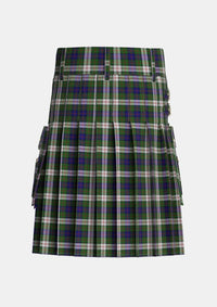 Utility_Blair_Dress_Tartan_483_kilt_back_image_with_pleated_design_and_adjustable_buckles_for_men