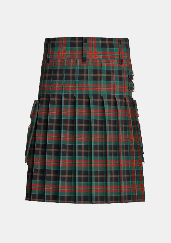 Utility_Blair_Estate_tartan_13330_kilt_back_image_with_pleated_design_and_adjustable_buckles_for_men
