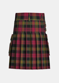 Utility_Booth_Tartan_3713_kilt_back_image_with_pleated_design_and_adjustable_buckles_for_men