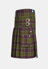 Utility_Bowie_Dalgety_Tartan_434_kilt_right_image_with_pleated_design_and_adjustable_buckles_for_men