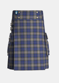 Utility_Brady_60th_Keith_James_Tartan_10404_kilt_front_image_with_pleated_design_and_adjustable_buckles_for_men