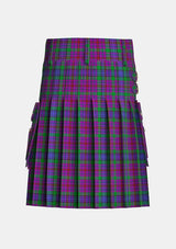 Utility_Braid_Tartan_4033_kilt_back_image_with_pleated_design_and_adjustable_buckles_for_men