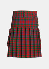 Utility_Bruce_Old_Tartan_876_kilt_back_image_with_pleated_design_and_adjustable_buckles_for_men