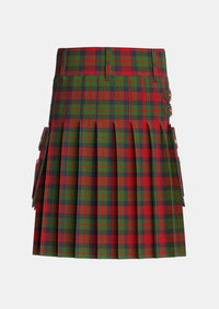 Utility_Buccleuch_Tartan_1505_kilt_back_image_with_pleated_design_and_adjustable_buckles_for_men