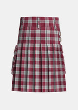 Utility_Buchanan_1842_Official_Tartan_1261_kilt_back_image_with_pleated_design_and_adjustable_buckles_for_men