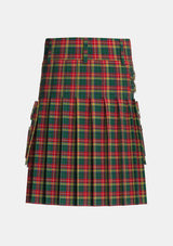 Utility_Buchanan_1907_Official_Tartan_1913_kilt_back_image_with_pleated_design_and_adjustable_buckles_for_men