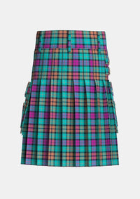 Utility_Buchanan_Inauguration_Tartan_13357_kilt_back_image_with_pleated_design_and_adjustable_buckles_for_men