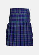 Utility_Callaghan_Tartan_7299_kilt_back_image_with_pleated_design_and_adjustable_buckles_for_men