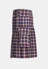 Utility_Cameron_of_Erracht_Dress_Tartan_1871_kilt_left_image_with_pleated_design_and_adjustable_buckles_for_men
