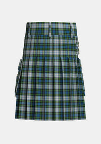 Utility_Campbell_Dress_1_Tartan_19_kilt_back_image_with_pleated_design_and_adjustable_buckles_for_men