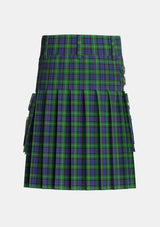 Utility_Campbell_of_Argyll_Smiths_Tartan_8_kilt_back_image_with_pleated_design_and_adjustable_buckles_for_men