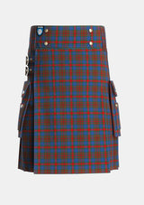 Utility_Carnegie_3_Tartan_1153_kilt_front_image_with_pleated_design_and_adjustable_buckles_for_men