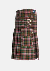 Utility_Carnegie_Dress_Tartan_1869_kilt_right_image_with_pleated_design_and_adjustable_buckles_for_men