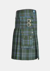 Utility_Carter_Tartan_10259_kilt_right_image_with_pleated_design_and_adjustable_buckles_for_men