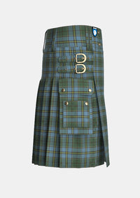 Utility_Carter_Tartan_10259_kilt_right_image_with_pleated_design_and_adjustable_buckles_for_men
