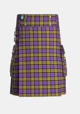 Utility_Casey_Tartan_6914_kilt_front_image_with_pleated_design_and_adjustable_buckles_for_men