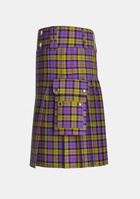 Utility_Casey_Tartan_6914_kilt_left_image_with_pleated_design_and_adjustable_buckles_for_men