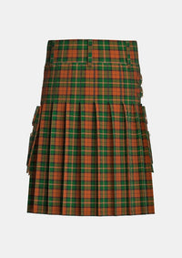Utility_Celtic_Combat_tartan_7160_kilt_back_image_with_pleated_design_and_adjustable_buckles_for_men