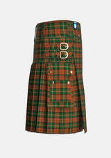 Utility_Celtic_Combat_tartan_7160_kilt_right_image_with_pleated_design_and_adjustable_buckles_for_men