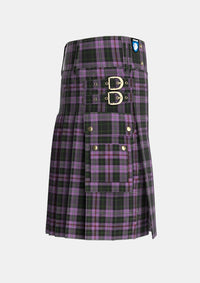 Utility_Chapman_Personal_Tartan_5924_kilt_right_image_with_pleated_design_and_adjustable_buckles_for_men