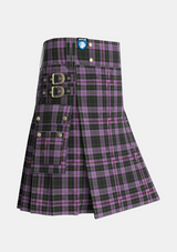 Utility_Chapman_Personal_Tartan_5924_kilt_side_image_with_pleated_design_and_adjustable_buckles_for_men