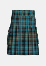 Utility_Charnley_William_Francis_Tartan_11906_kilt_back_image_with_pleated_design_and_adjustable_buckles_for_men