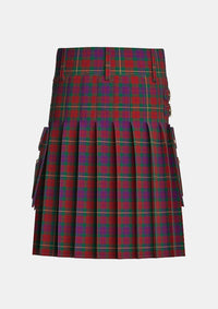 Utility_Clare_County_Tartan_2248_kilt_back_image_with_pleated_design_and_adjustable_buckles_for_men