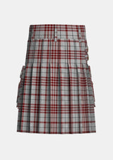 Utility_Clayton_Dress_Tartan_4529_kilt_back_image_with_pleated_design_and_adjustable_buckles_for_men